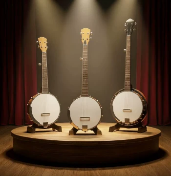 Banjo for Beginners - 4 or 5 String, 23" or 26" Options for Adults & Kids - Plucked String Instrument