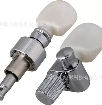 Premium Banjo Tuning Pegs Machine Heads 5-String Tuners Pearl Hook Upright Strings