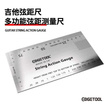 Guitar String Action Ruler Folk Electric Guitar String Height Measurement Luthier Repair Accessory Tool