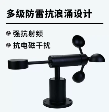 Hammer-Type Wind Speed Sensor for Tower Cranes and Ports - Firstrat Environmental Monitoring Anemometer