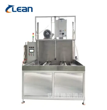 Industrial Parts Washer for Stamped Cast Iron Degreasing, Fully Automatic Reciprocating Rotary Spray WUK Cleaning Machine