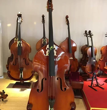 Premium Solid Wood Double Bass (4/4 & 3/4) - Handcrafted for Adults and Beginners