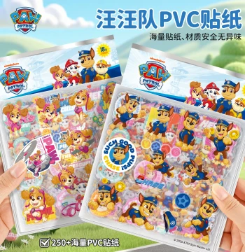 Paw Patrol Stickers for Kids - Cartoon Educational Toy, Safe and Odorless for Boys and Girls