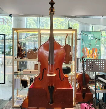 Shanghai Youle Violin Studio Direct Sales, Handmade Solid Wood Double Bass for Professional Performance