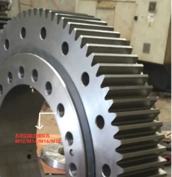 External Gear Slewing Ring Bearing Turntable for Large Machinery Equipment Base and Small Industrial Load-Bearing Applications