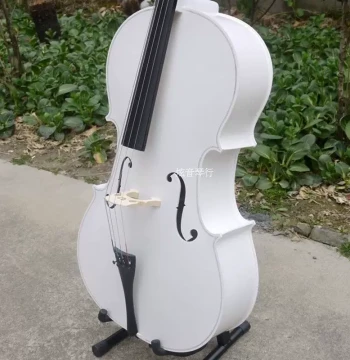 Beginner Practice Cello Adult Kids Cello White Matte Glossy Black Cello Special Offer Instrument