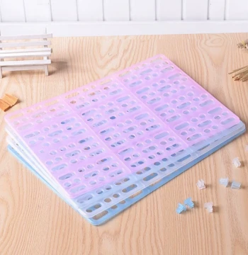Rabbit Foot Mat, Anti-Chew Cage Floor Pad for Guinea Pigs and Small Pets, Plastic Grid Dropping Tray