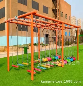 Hot-Selling Outdoor Non-Powered Amusement Park Equipment, Scenic Area Physical Training Devices, Parent-Child Play Facilities