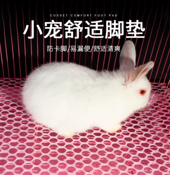 Large Anti-Chew Plastic Floor Mat for Rabbit and Guinea Pig Cages – Droppings Drainage Base
