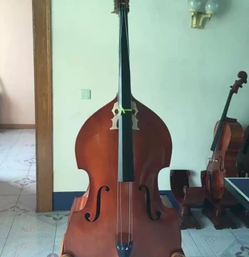 Double Bass Linden Plywood Upright Bass for Beginners, Low Pitch Cello Practice, Contrabass Direct from Manufacturer