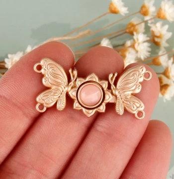Hanfu Magnetic Snap Buttons - Ming and Song Dynasty Butterfly & Flower Metal Clasps for Qipao, Cloud Shoulder Capes, and Vintage Chinese Stand Collars