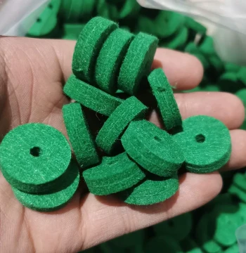 Piano Tuning Repair Kit - 90pcs Green Felt Punchings and Key Bushings
