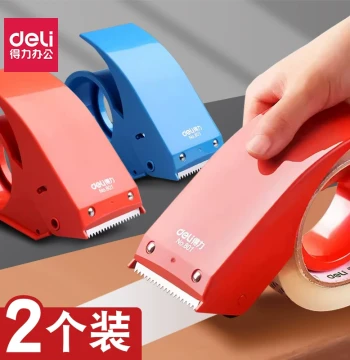 Deli Box Sealer, Clear Tape Cutter, 6cm Large Logistics Packer, Carton Sealer, Handheld Tape Machine