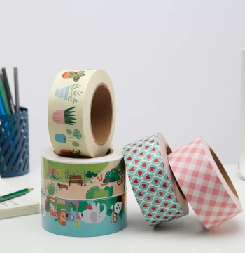 Cute Cartoon Animal Printed Packing Tape, Colorful Creative Decorative Adhesive Tape for Express Packaging