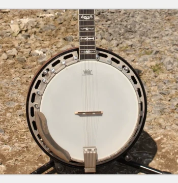 Hand-Carved Solid Wood Banjo FBJ-18, Western Musical Instrument, Direct from Manufacturer, Customizable