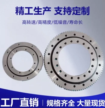 Custom External Gear Slewing Bearing Support Assembly for Truck Cranes and Robotic Arms - Model 011