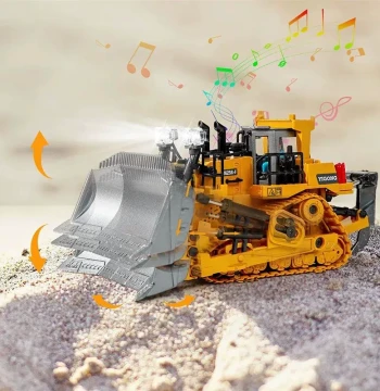 2.4G RC Car Excavator Dumper Bulldozer Children Remote Contr