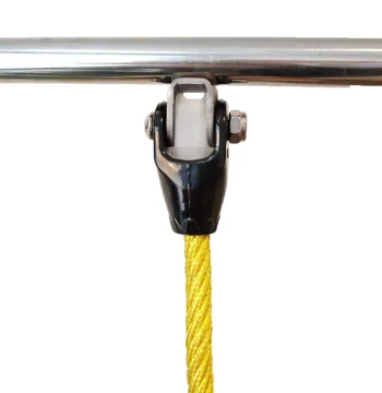 Hot-Selling Welded 16mm Net Rope with Steel Core - Popular Playground Rope, Disc Bird Nest Swing Accessories, Tire Hanging Rope