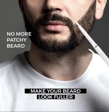 Cross-Border Men's Makeup Eyebrow Shaping Beard Filling Pen Mustache Outline Sideburn Liner Eyebrow Pencil Cosmetic Eyeliner Pen