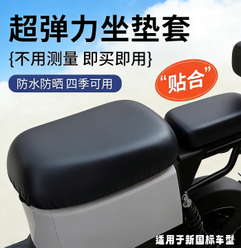 Electric Bike Seat Cover Waterproof Sunproof Universal Fit