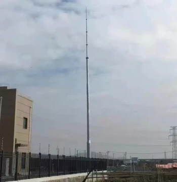 Hot-Dip Galvanized Residential Lightning Rod for Roof, Outdoor Engineering Lightning Protection Tower, Triangular Tower