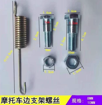 Complete Electric Bike Accessories: Stand Bracket Screws, Springs, Motorcycle Bolts, Shenyuan 009 Footrest Screws