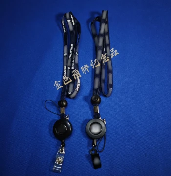 Hong Kong Tourism Board Commemorative Gift HKP Movie Prop Appointment Leather Case ID Card Holder Badge Lanyard with Retractable Clip