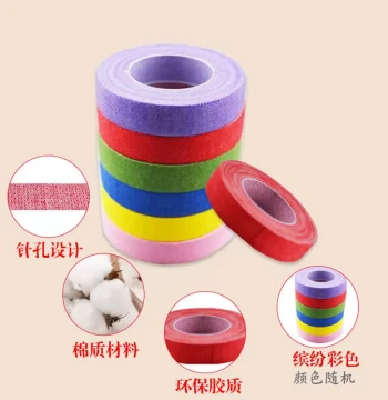 Colorful Breathable Cotton Tape for Guzheng and Pipa - 4 Meters, Multiple Colors for Finger Wrapping