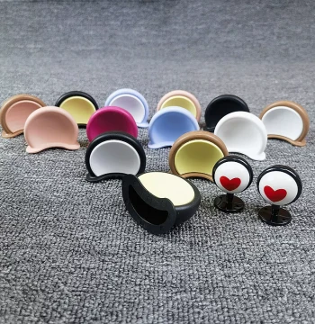 E-Bike Helmet Bear Ear Decorations with Cute Eyes