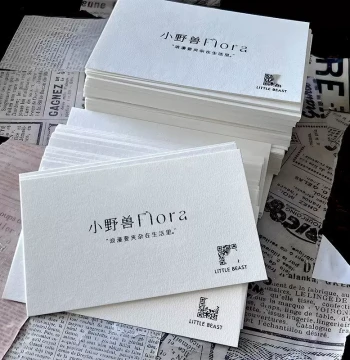 Custom Ins-Style Florist Cards, Premium Handwritten Gift Inserts for Flower Bouquets, Logo Design Hang Tags