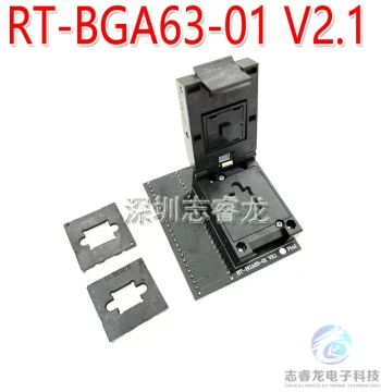 Hot Sale RT809H Dedicated Socket RT-BGA63-01_V2.0 Flip Cover Cherokee NW267 Large Adapter Socket Programmer