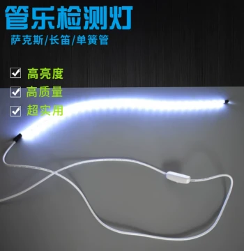 Saxophone Clarinet Flute Wind Instrument Leak Detection LED Light, Repair Tool for Air Leaks and Accessories