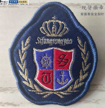 Embroidered School Badge Patches - Woven Labels, Iron-On Transfers, Screen Printing, and 3D Silicone LOGO Services