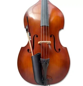Double Bass Bow Case - Leather Resting Sleeve for BASS Bows