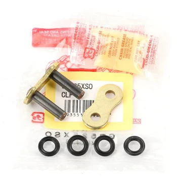 Genuine Japan RK 520XRE, 525XSO, ZXW Motorcycle Colored Oil-Sealed Chain Links with Riveted Connectors