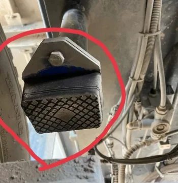 SANY Crane Suspension Shock Absorber Pad, Buffer Block, Original SANY Steel Plate Limit Shock Pad