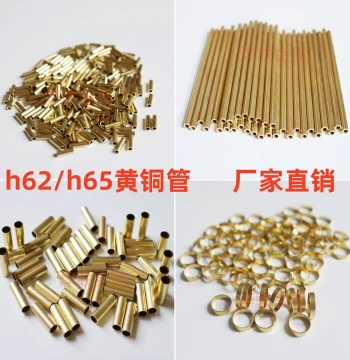 Thin-Wall Hollow Capillary Brass Tubes (1-50mm) - H62/H65 Eco-Friendly Brass Round Pipes
