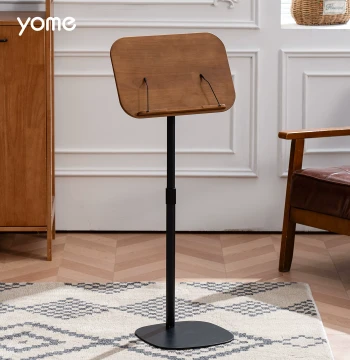Premium Wooden Music Stand – Adjustable Height, Space-Saving Design for Guitar, Guzheng, and Home Use