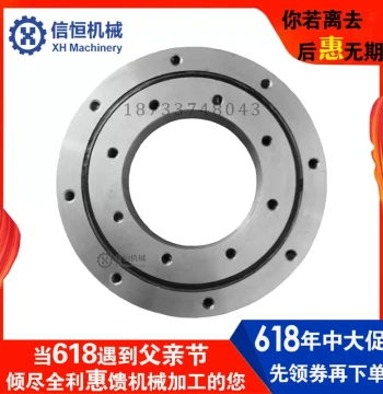 Factory Sales Toothless Slewing Bearing, Flat Rotation Mechanism, Direct Rotary Turntable Bearing