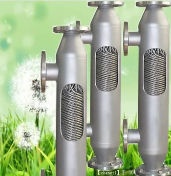 Air Source Heat Pump Spiral Wound Heat Exchanger, Guangdong Food Industry Threaded Tube Heat Exchanger, Turbulent Flow Heat Exchanger