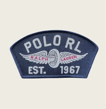POLO RL American Retro Irregular Sleeve Patch - Velcro Badge Emblem