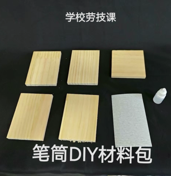 DIY Craft Kit with Bamboo Dragonfly, Maze, Tangram and Puzzle for School Projects