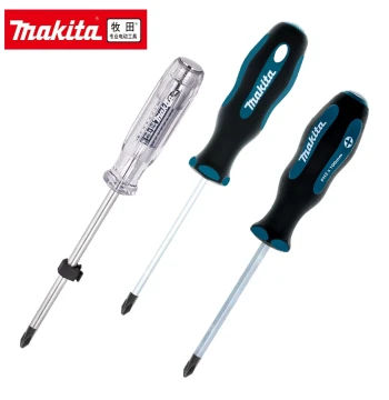Makita Screwdriver Set with Phillips and Flat Heads for Home, Auto Repair, and Industrial Use – Hard Alloy Impact Drivers