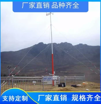 10-Meter Weather Station Mast: Intelligent Meteorological Observation Stand and Automatic Support Pole from Manufacturer