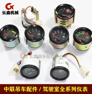 Zoomlion Crane Parts Instrument Cluster: Tachometer, Odometer, Air Pressure Gauge, Fuel Gauge, Ammeter (kulmar)
