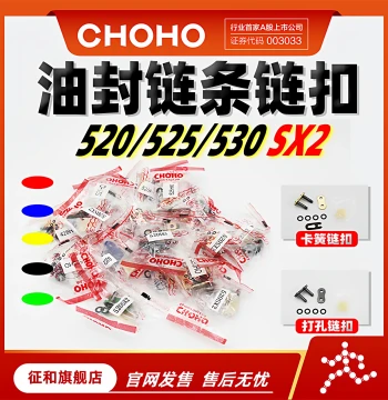 Zhenghe 428, 520, 525, 530SX2 Colored O-Ring Chains with Expansion Holes - Zhenming Chain Links and Connectors