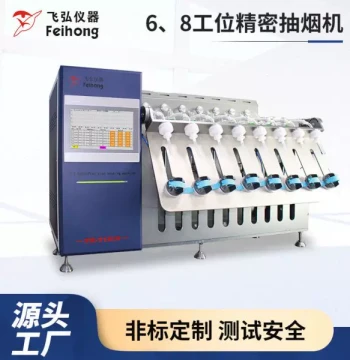 Comprehensive E-Cigarette Vapor Puff Testing Machine - Salt Fog Detection & Collection Unit (6/8 Station Precision Tester)