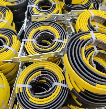 Flexible Graphite Grounding Module, Armored Down Conductor, Quick-Install Grounding Electrode, Grounding Clamp, 40*5 Flat Strap