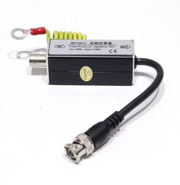 Surge Protector with Cable for Single-Channel Coaxial HD Video (Model 1001L)