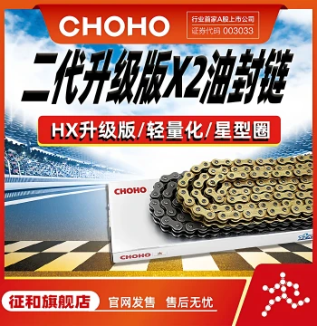 Zongho Chain Official Flagship Store 520/525/530X2 Modified Quiet Medium-Large Displacement Motorcycle O-Ring Chain